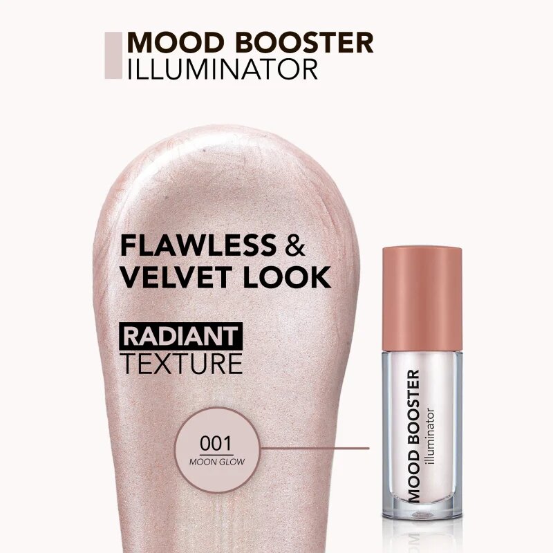 flormar Mood Booster Illuminator krémes élénkítő készítmény applikátorral árnyalat 001 Moon Glow 4 ml