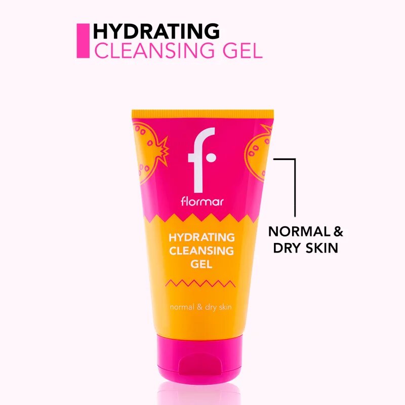 flormar Normal & Dry Skin Cleansing Gel hidratáló tisztító gél normál és száraz bőrre 150 ml