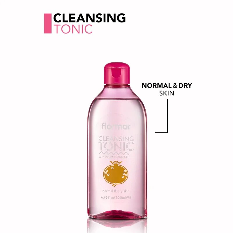 flormar Normal & Dry Skin Cleansing Tonic tisztító tonik normál és száraz bőrre 200 ml