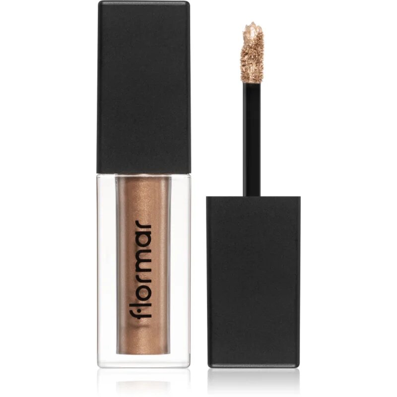 flormar Shimmer & Shine Liquid Shadow Folyékony csillámos szemhéjfesték árnyalat 01 Cashmere Gold 4.5 ml