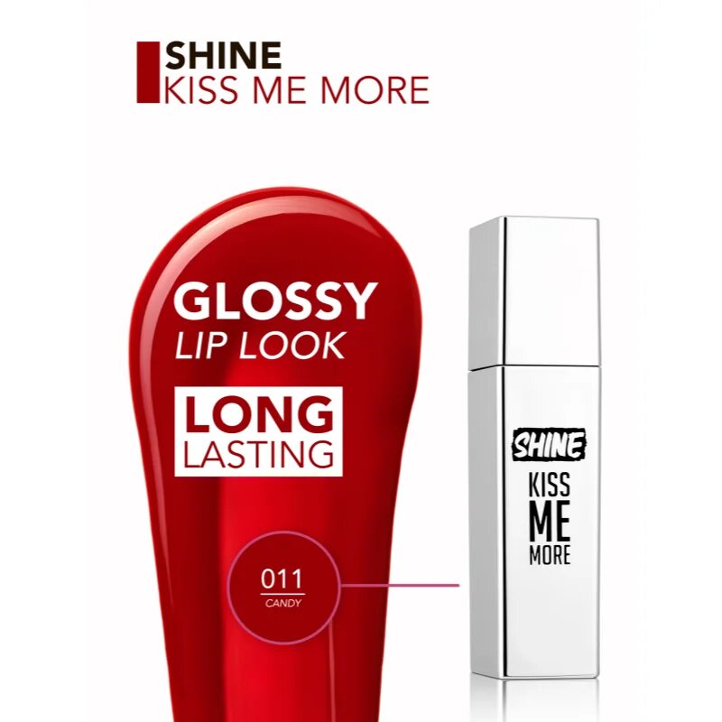flormar Shine Kiss Me More folyékony rúzs árnyalat 011 Candy 3.5 ml