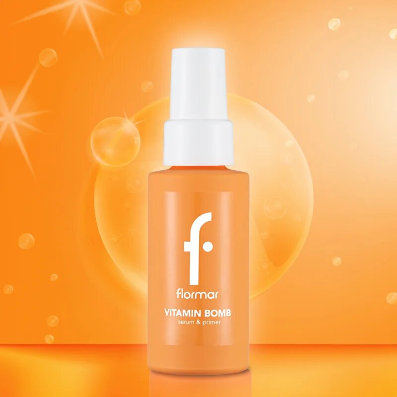flormar Vitamin Bomb Serum&Primer élénkítő szérum vitaminokkal B C E 30 ml