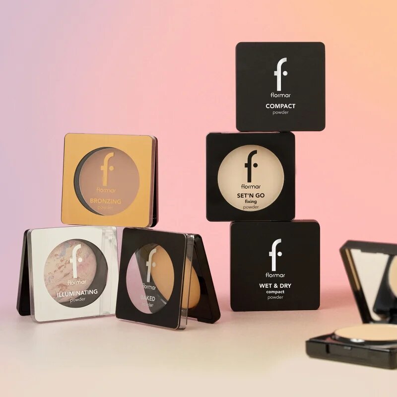 flormar Wet & Dry Compact Powder egységesítő kompakt púder árnyalat 005 Medium Caramel 10 g