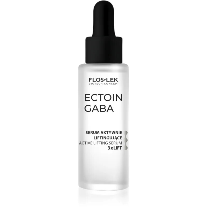 FlosLek Laboratorium Ectoin Gaba Active Lifting Face Serum 3xLift liftinges szérum a feszes bőrért 30 ml