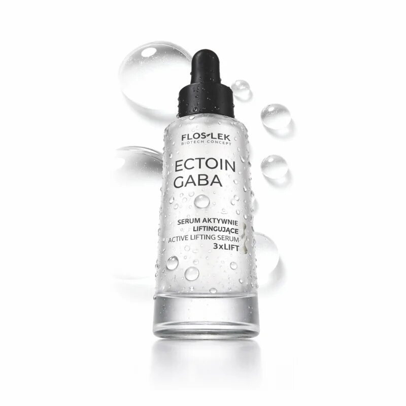 FlosLek Laboratorium Ectoin Gaba Active Lifting Face Serum 3xLift liftinges szérum a feszes bőrért 30 ml