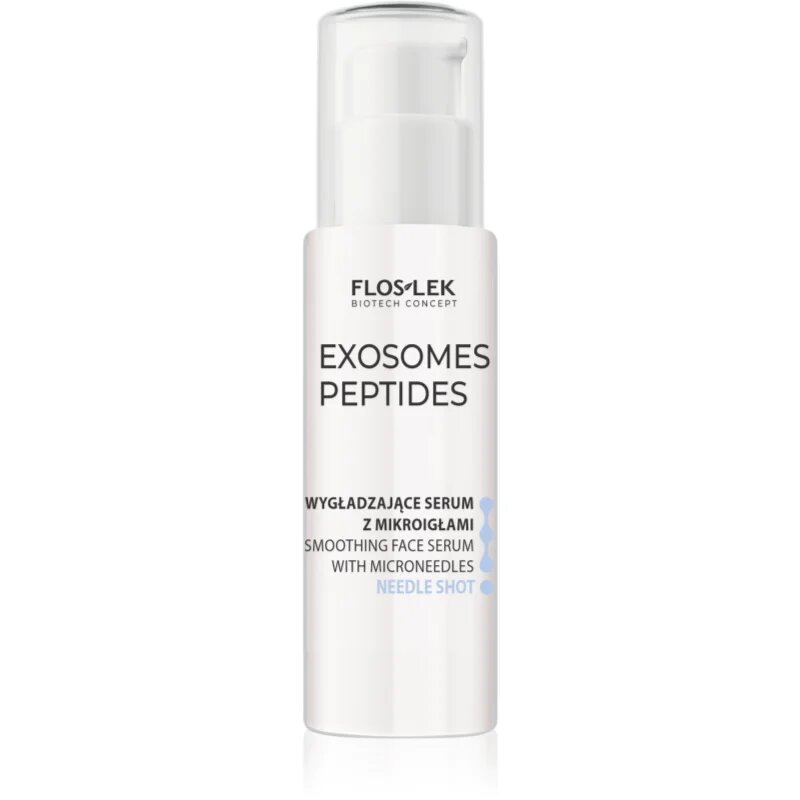 FlosLek Laboratorium Exosomes Peptides Smoothing Facial Serum With Microneedles finomító szérum mikrotűkkel 30 ml