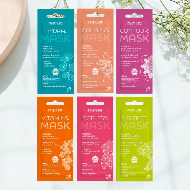 FlosLek Laboratorium Hello beauty! Set ajándékszett arcpakolás felvitelére