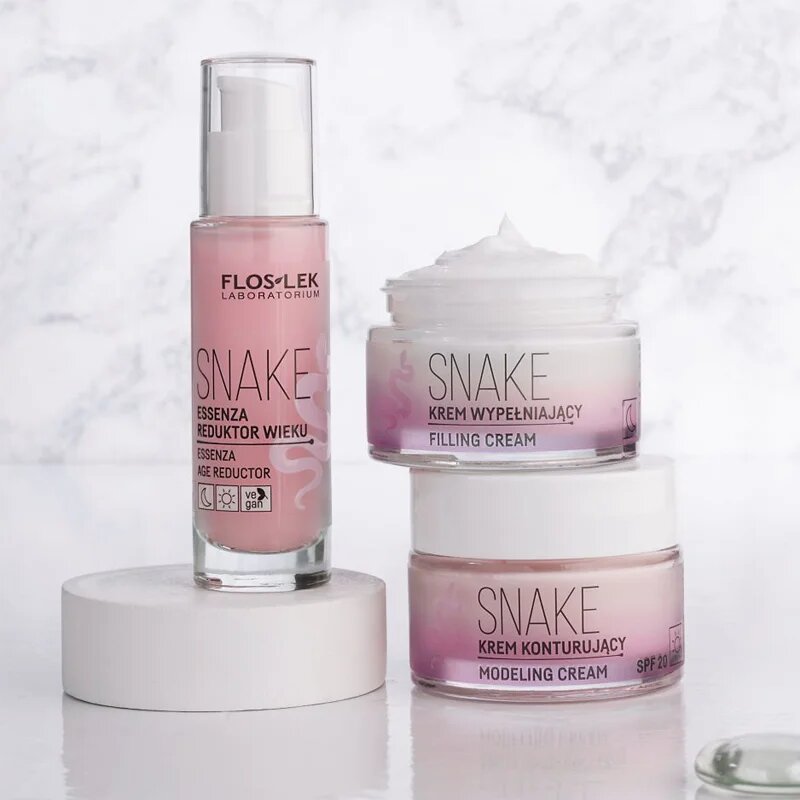 FlosLek Laboratorium Snake Essenza arc esszencia a ráncok ellen 30 ml