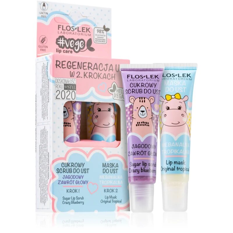 FlosLek Laboratorium Vege Lip Care ajándékszett a száraz ajkakra