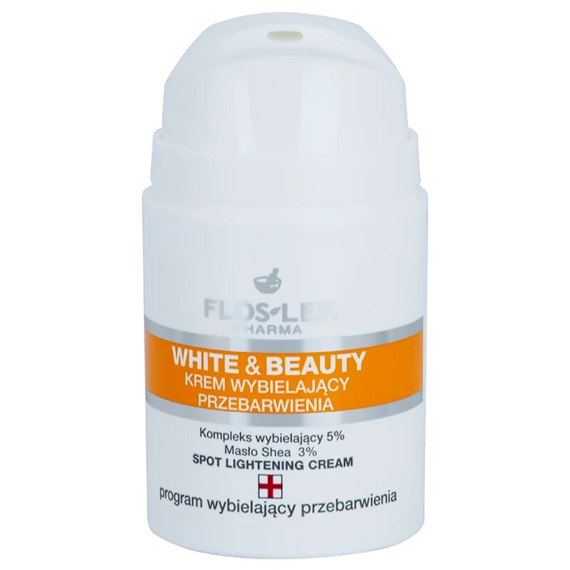 FlosLek Pharma White & Beauty krém a pigmentfoltok ellen 50 ml