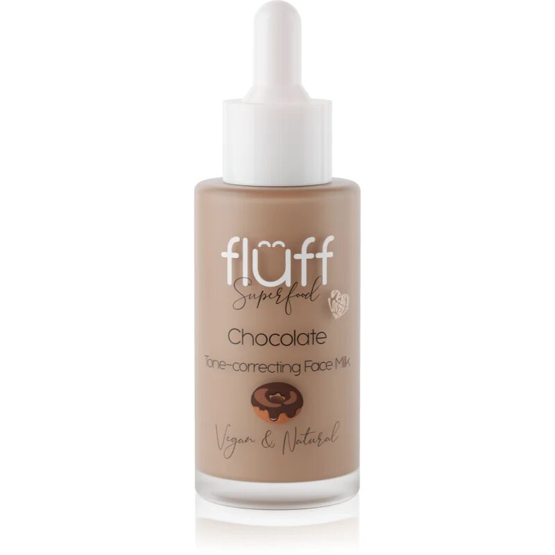 Fluff Chocolate bőrápoló tej egységesíti a bőrszín tónusait 40 ml