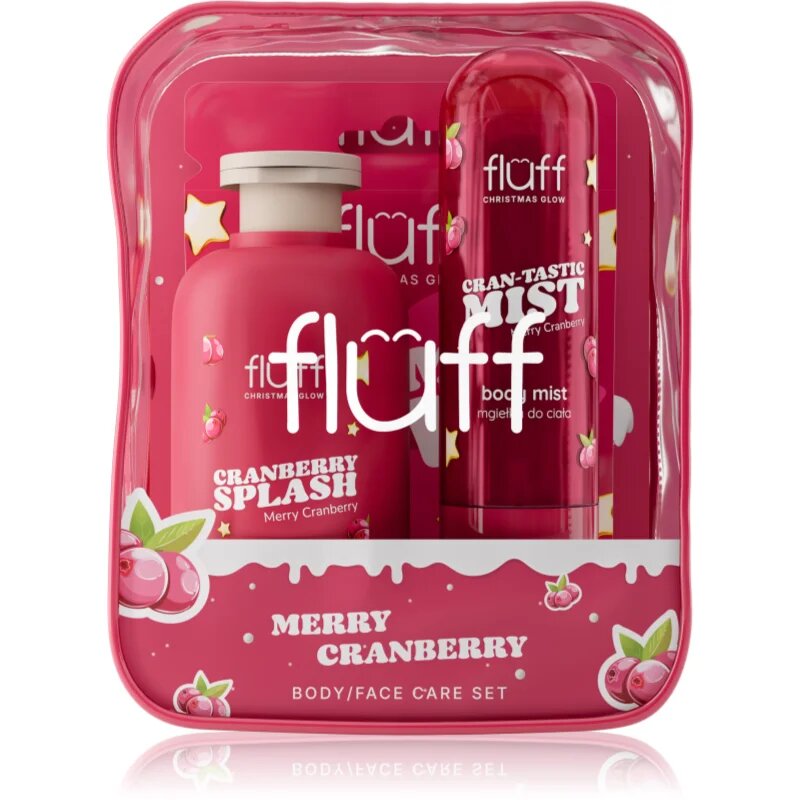 Fluff Christmas Glow Merry Cranberry karácsonyi ajándékszett