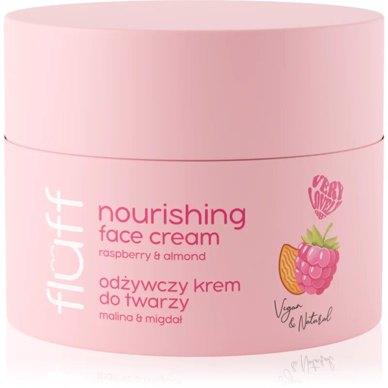 Fluff Raspberries & Almonds bőrkrém tápláló hatással 50 ml
