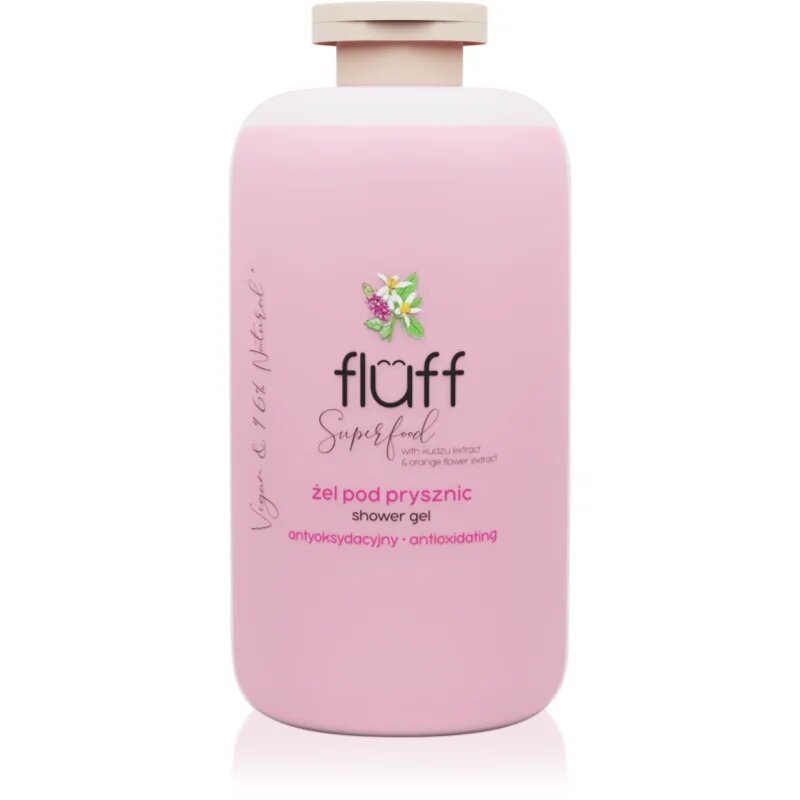 Fluff Superfood tusfürdő gél Kudzu & Orange Blossom 500 ml