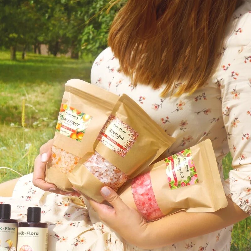 Folk & Flora Himalaya relaxációs fürdősó 500 g