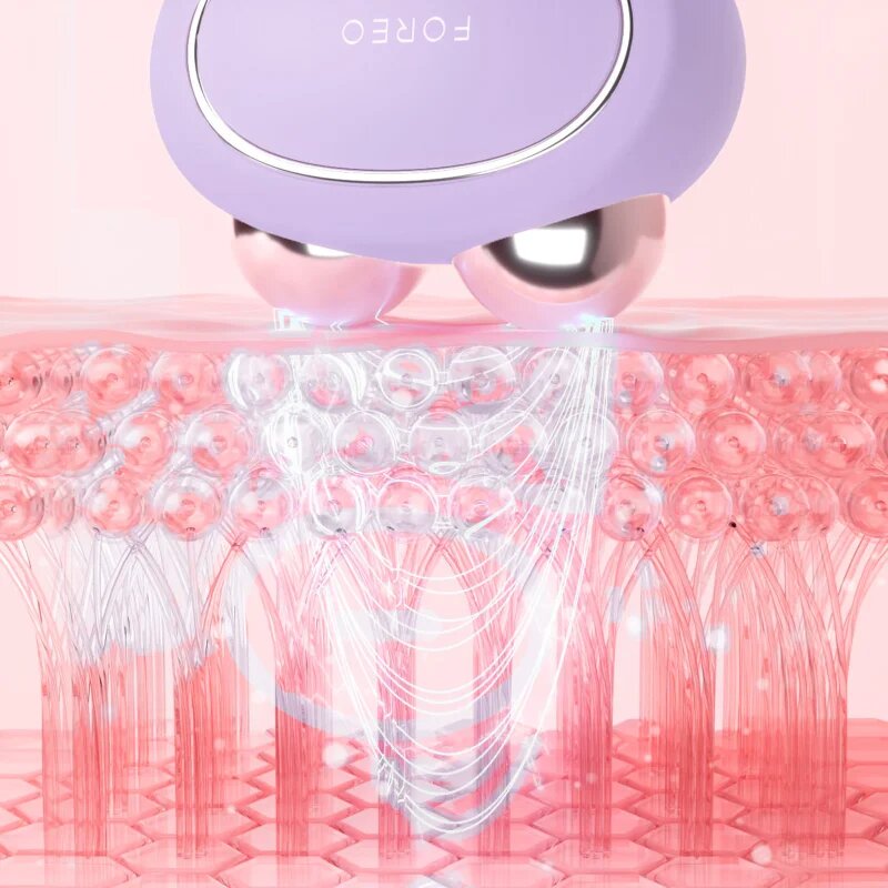 FOREO BEAR™ 2 mikroáramos tonizáló készülék az arcra Lavender 1 db
