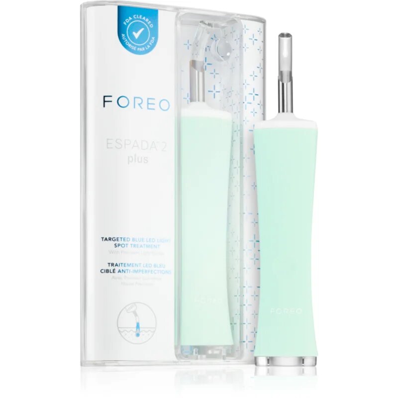 FOREO ESPADA™ 2 Plus toll kék világítással a pattanások csökkentésére Pistachio 1 db