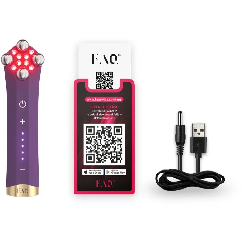 FOREO FAQ™ 401 kettős mikroáramú LED-es tonizáló készülék 1 db