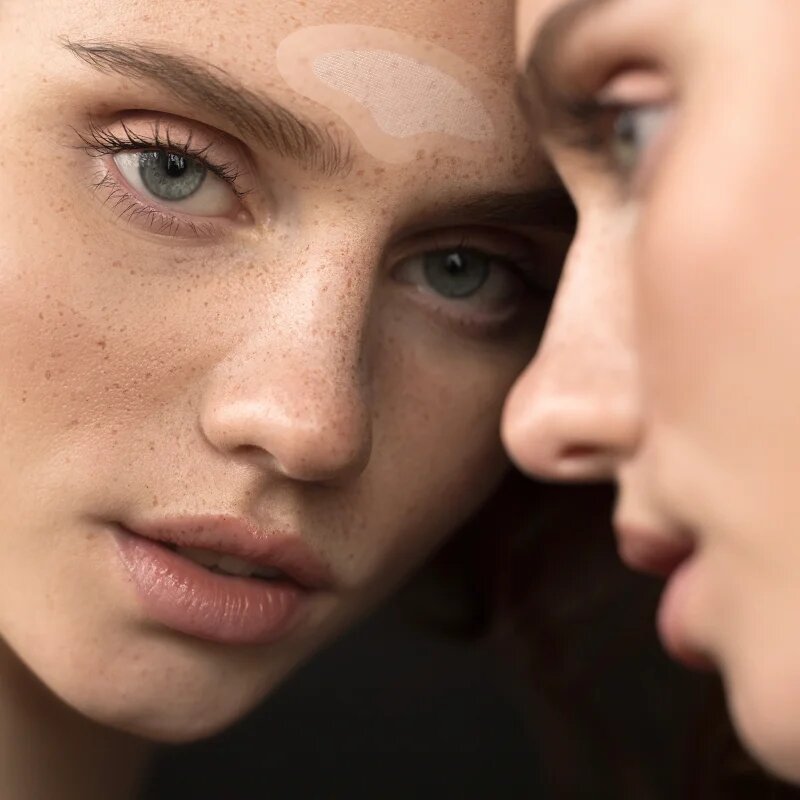 FOREO FAQ™ Microneedling Anti-Wrinkle ránctalanító homloktapaszok hialuronsavval 3 db