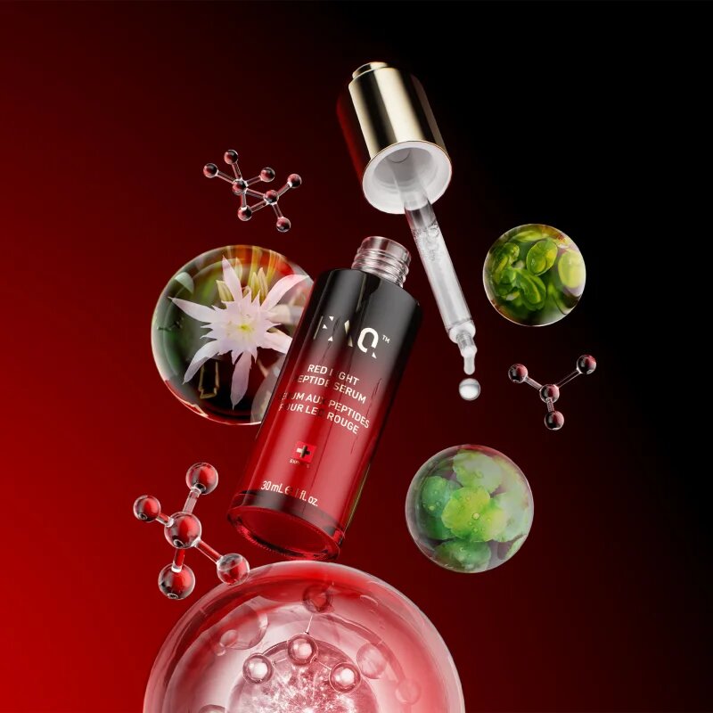 FOREO FAQ™ Red Light Peptide Serum LED-terápiás hatásfokozó arcszérum peptidekkel 30 ml
