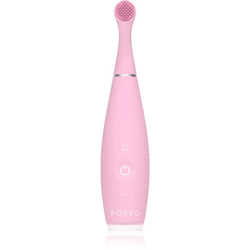 FOREO ISSA™ 4 Baby elektromos fogkefe gyermekeknek újszülöttkortól 3 éves korig Pearl Pink 1 db