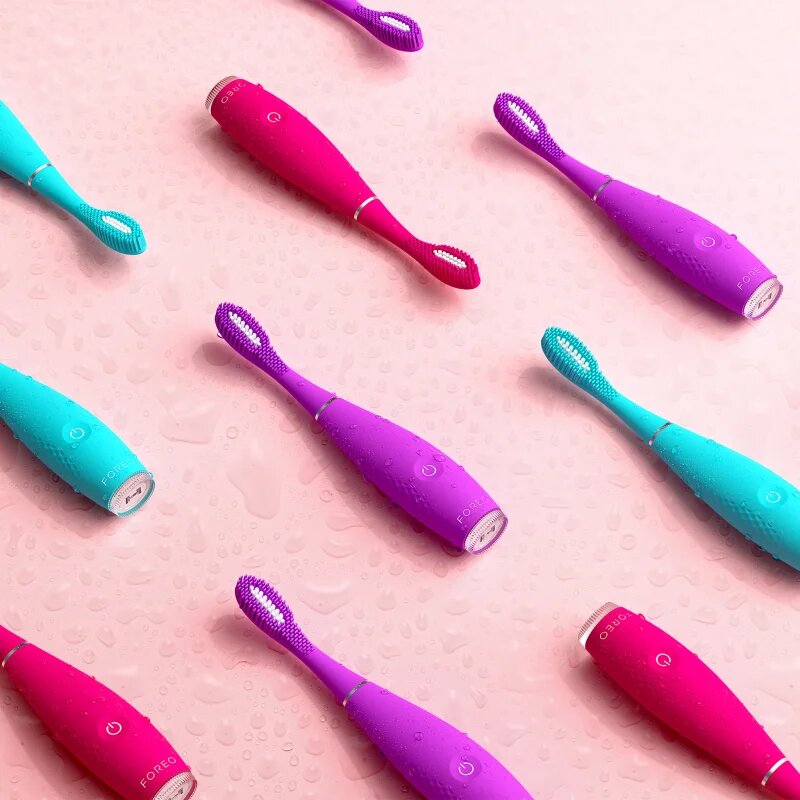 FOREO ISSA™ 4 Smile elektromos fogkefe 5 éves kortól Summer Sky 1 db