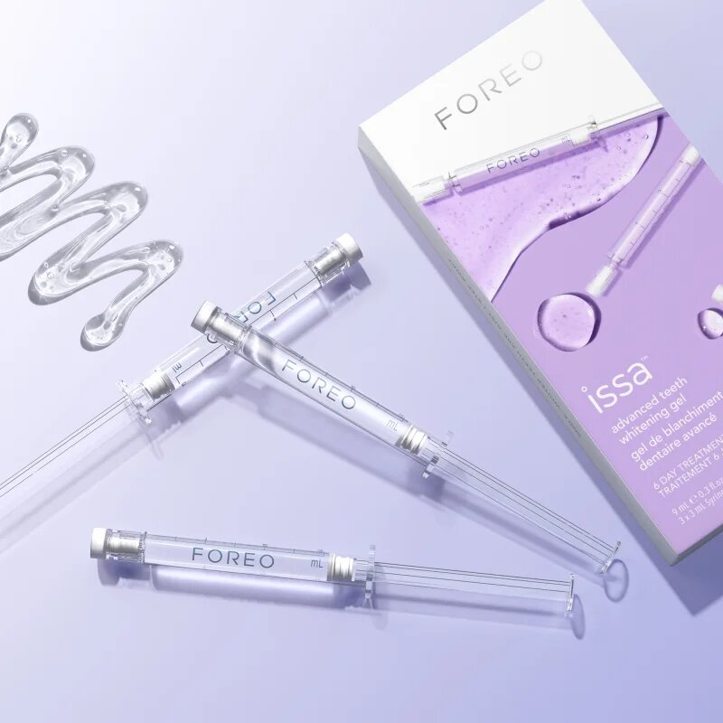 FOREO issa™ Advanced Teeth Whitening Gel fehérítő gél a fogakra 3x3 ml