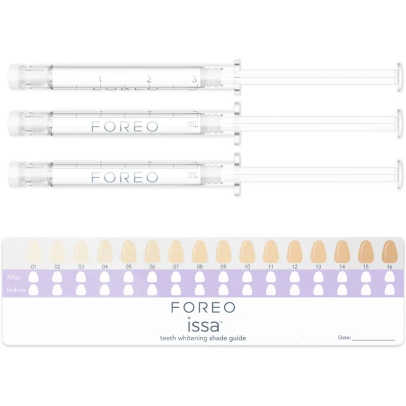 FOREO issa™ Advanced Teeth Whitening Gel fehérítő gél a fogakra 3x3 ml