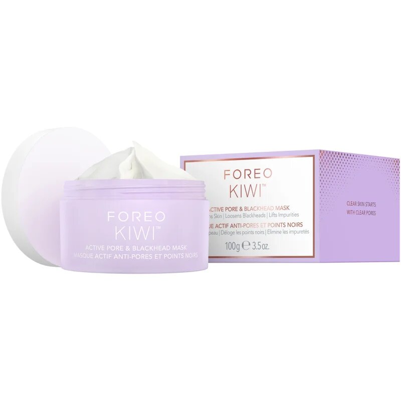 FOREO KIWI™ Active Pore & Blackhead Mask mitesszerek elleni pórustisztító maszk 100 g