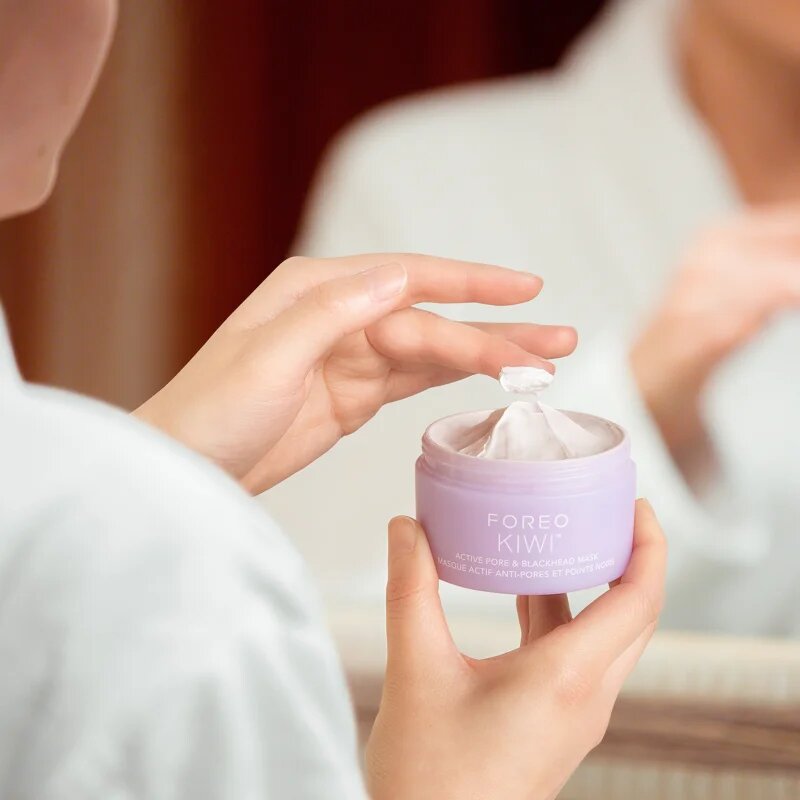 FOREO KIWI™ Active Pore & Blackhead Mask mitesszerek elleni pórustisztító maszk 100 g