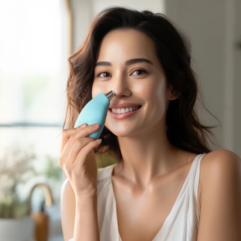 FOREO KIWI™ vákuumos készülék mitesszerek eltávolítására kék LED-fénnyel 1 db
