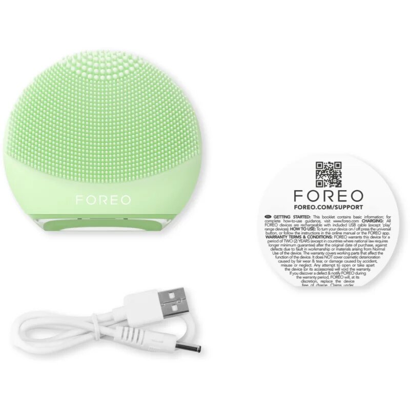 FOREO LUNA™4 Go szónikus tisztító készülék utazásra Pistachio