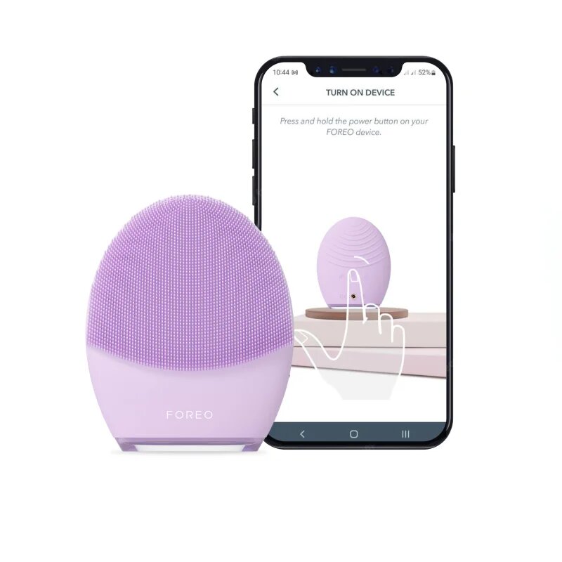 FOREO LUNA™4 masszázs eszköz arctisztításhoz és arcfeszesítéshez az érzékeny arcbőrre