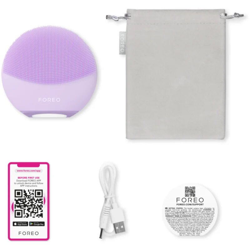 FOREO LUNA™4 Mini tisztító készülék az arcra Lavender