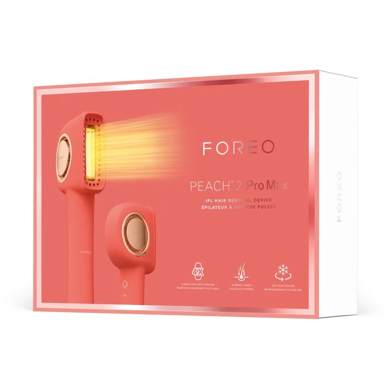 FOREO PEACH™ 2 Pro Max IPL testre arcra bikinivonalra és hónaljra hölgyeknek 1 db