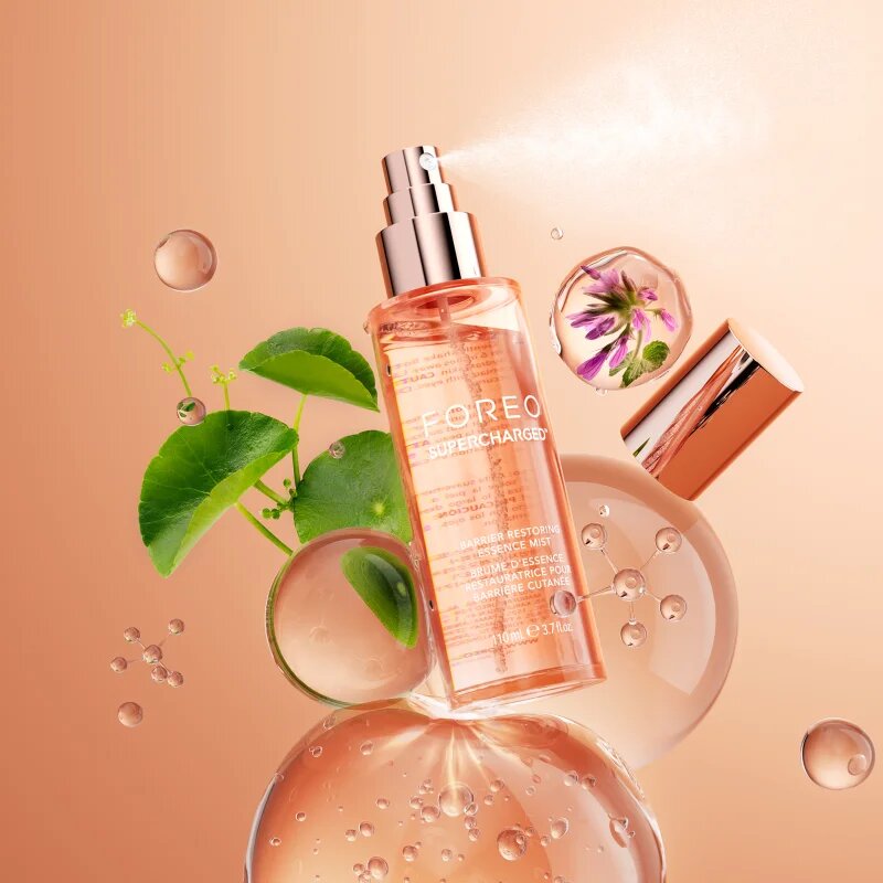FOREO SUPERCHARGED Barrier Restoring Essence Mist arcpermet esszencia a bőrréteg megújítására 110 ml