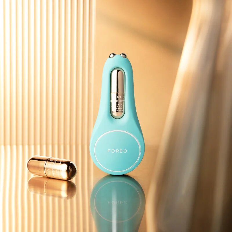 FOREO SUPERCHARGED Eye & Lip Contour Booster vezetőképes szérum a szem és az ajkak kontúrjának erősítésére 3x3.5 ml