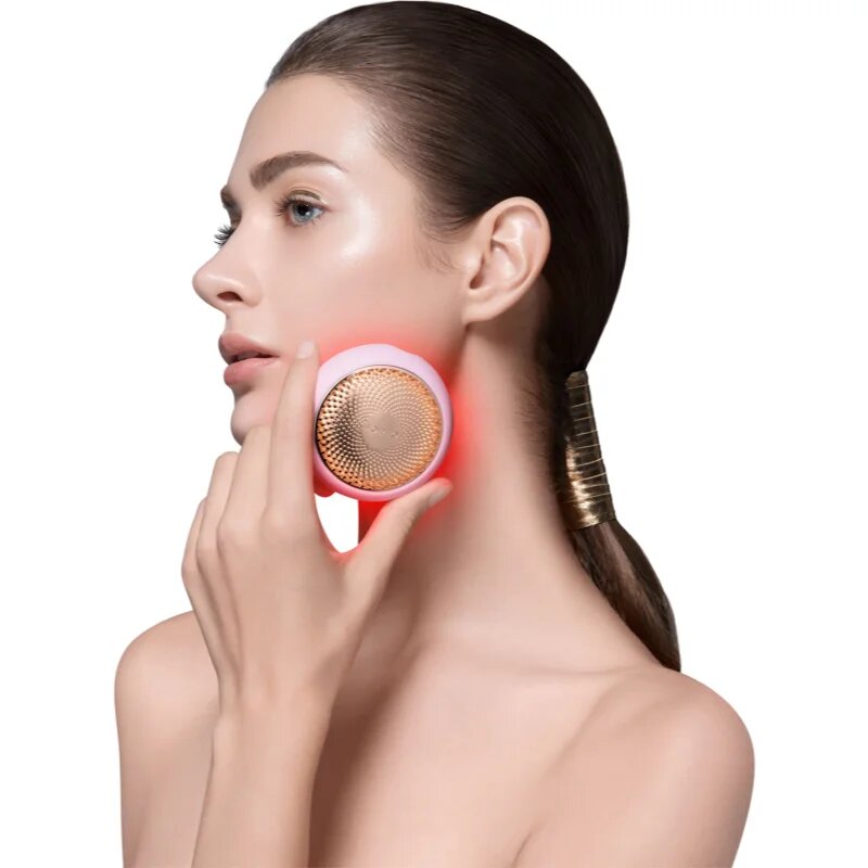 FOREO UFO™ 2 szónikus készülék az arcmaszk hatásának felgyorsítására Pearl Pink 1 db