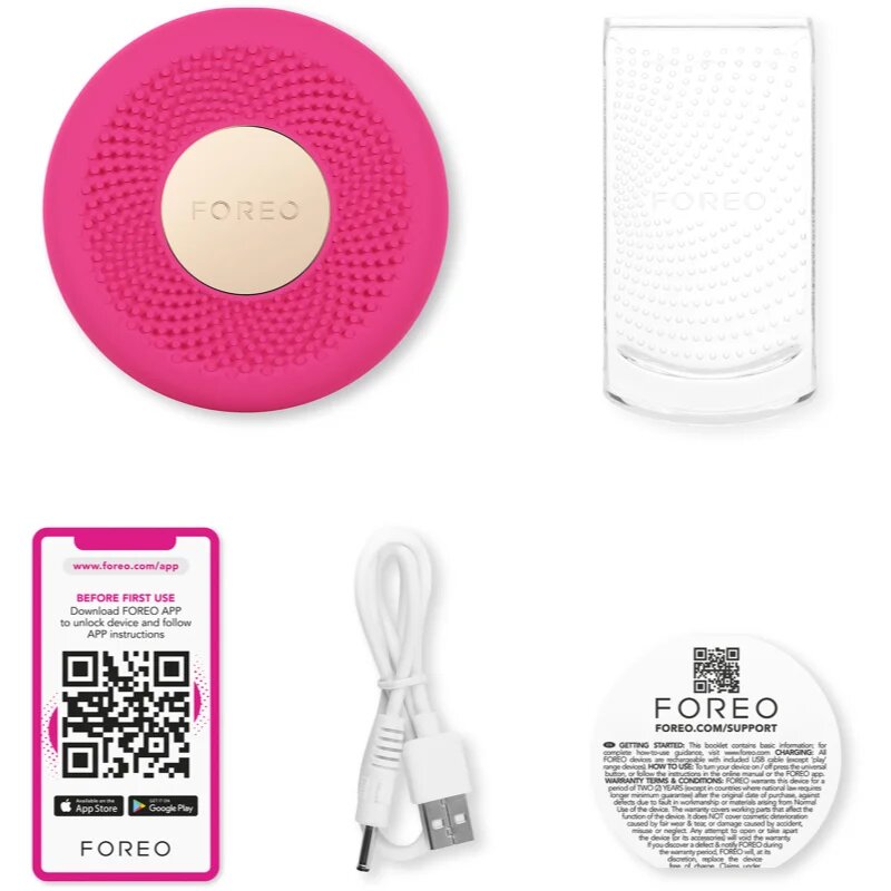 FOREO UFO™ 3 LED szónikus készülék az arcmaszk hatásának felgyorsítására LED és NIR infravörös fénnyel 1 db