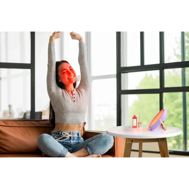 FOREO UFO™ Advanced LED Lighthouse Panel beépített LED-fényterápia Deep NIR NIR Red Blue & Amber LED Light Therapy 1 db