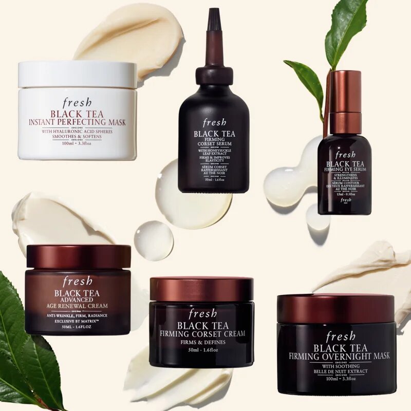 fresh Black Tea Instant Perfecting Mask intenzív kisimító arcmaszk 30 ml