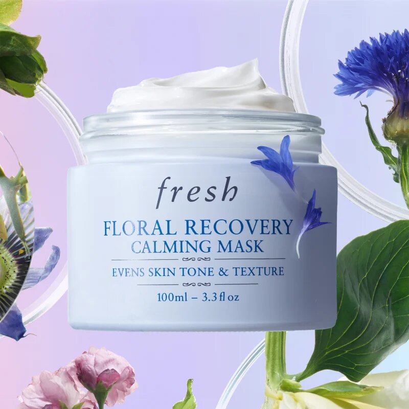 fresh Floral Recovery Calming Mask éjszakai maszk az érzékeny arcbőrre 100 ml