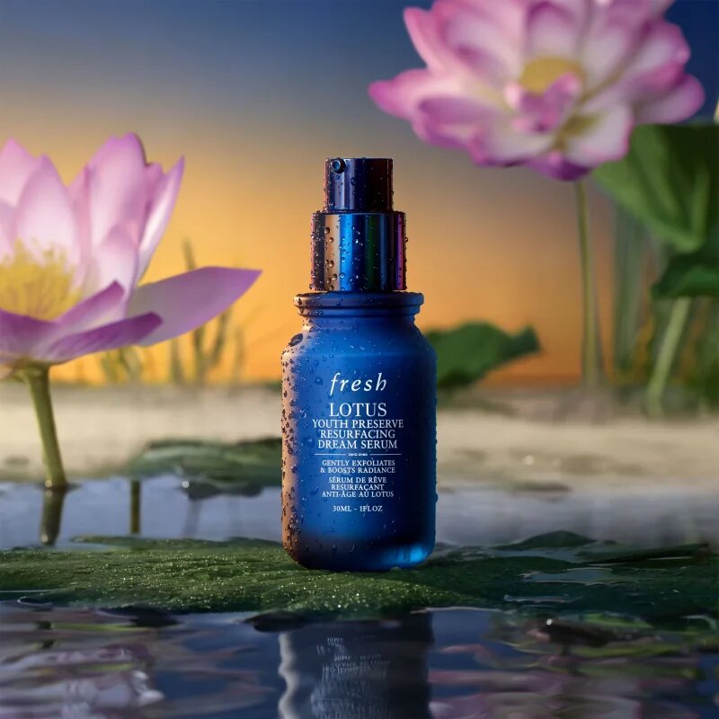 fresh Lotus Youth Preserve Resurfacing Dream Serum éjszakai szérum A.H.A.-val (Alpha Hydroxy Acids) 30 ml