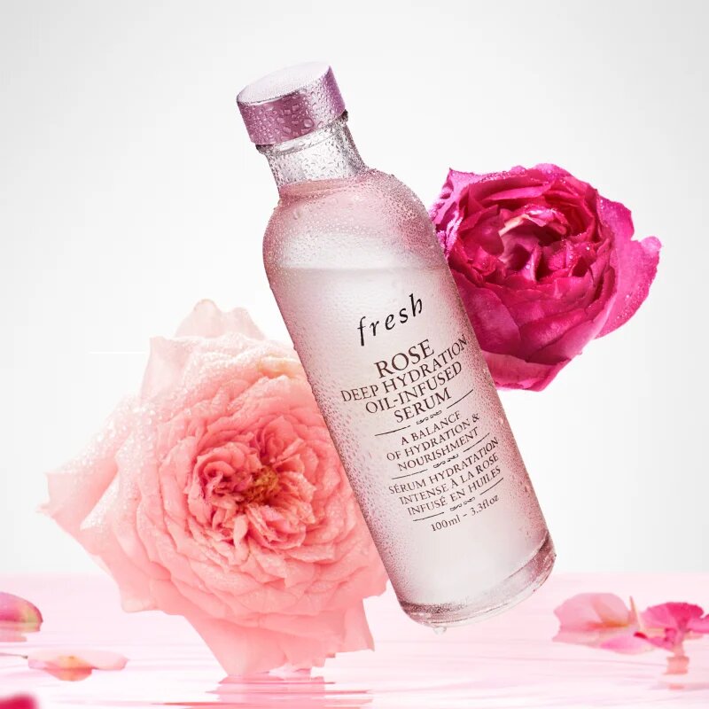 fresh Rose Deep Hydration Oil-Infused Serum hidratáló olajos szérum rózsából 100 ml
