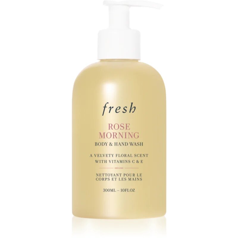 fresh Rose Morning Body & Hand Wash tusfürdő gél rózsából 300 ml