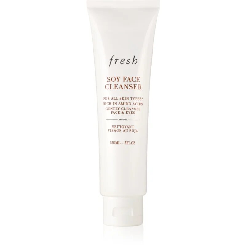 fresh Soy Face Cleanser Gyengéd sminklemosó és tisztító gél 150 ml