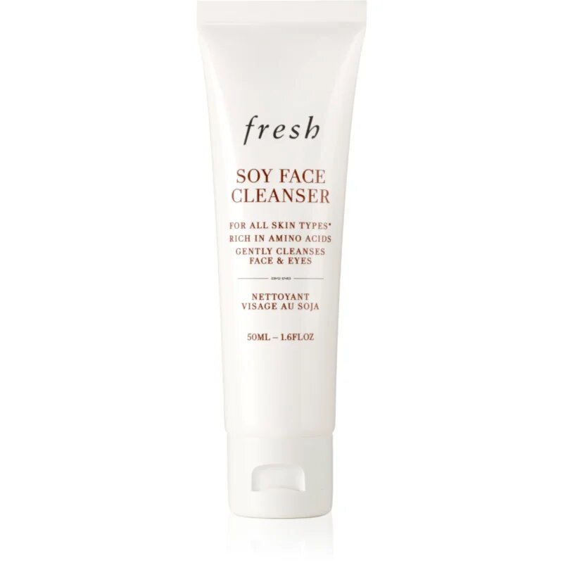 fresh Soy Face Cleanser Gyengéd sminklemosó és tisztító gél 50 ml