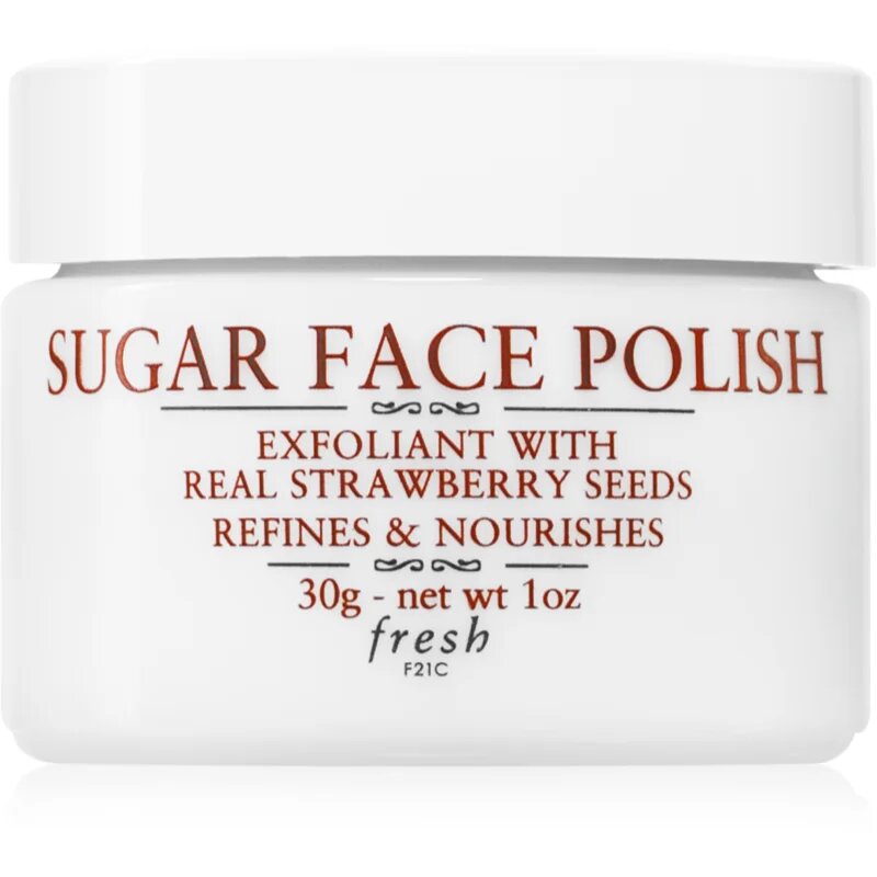 fresh Sugar Face Polish cukros bőrradír 30 g