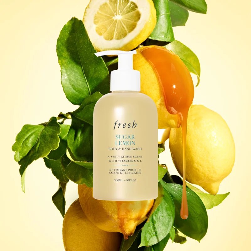 fresh Sugar Lemon Body & Hand Wash tusfürdő gél 300 ml