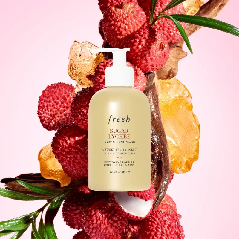 fresh Sugar Lychee Body & Hand Wash tusfürdő gél 300 ml